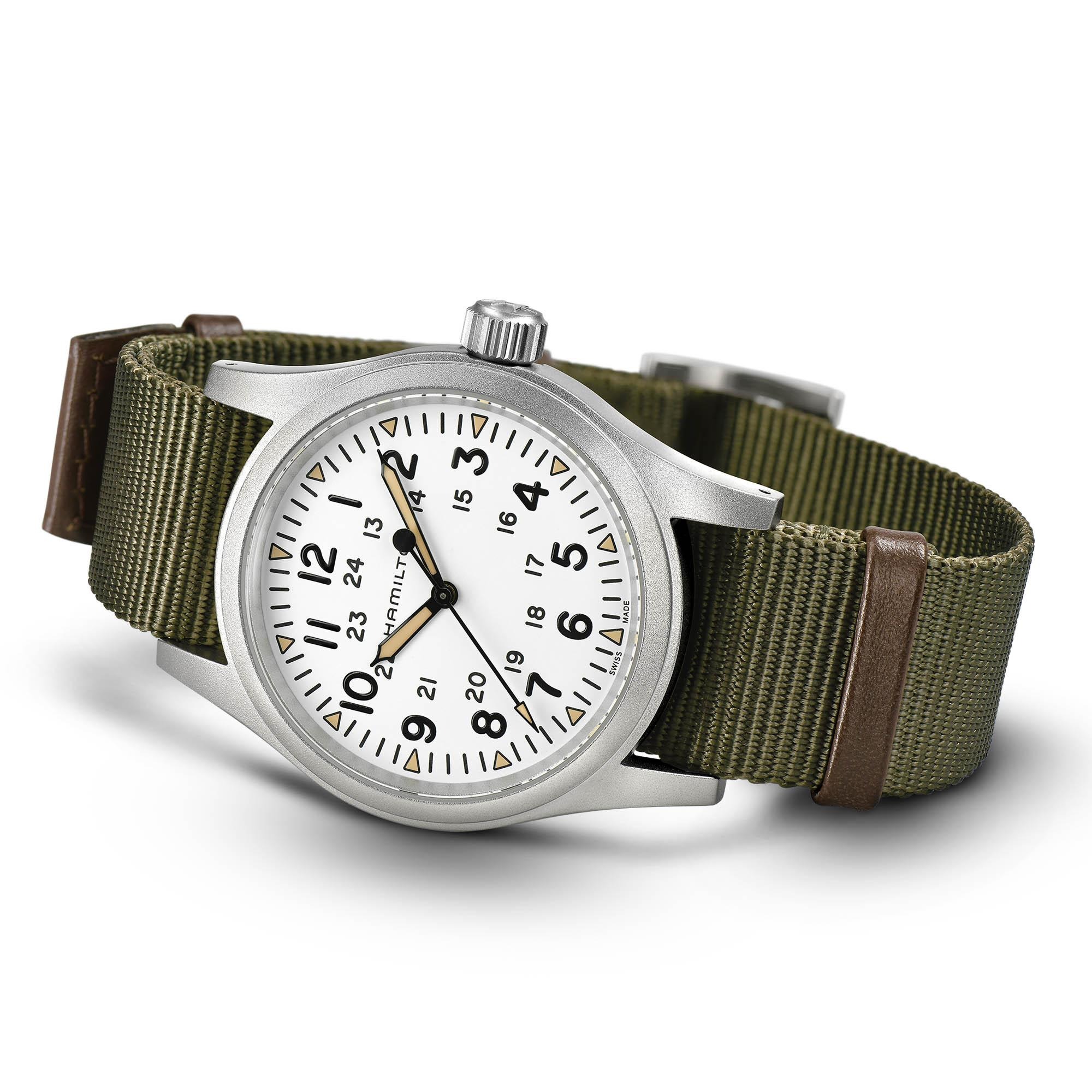ハミルトン(HAMILTON) カーキ フィールド メカニカル ホワイト 38mm